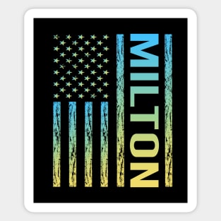 Blue Yellow Flag - Milton Sticker